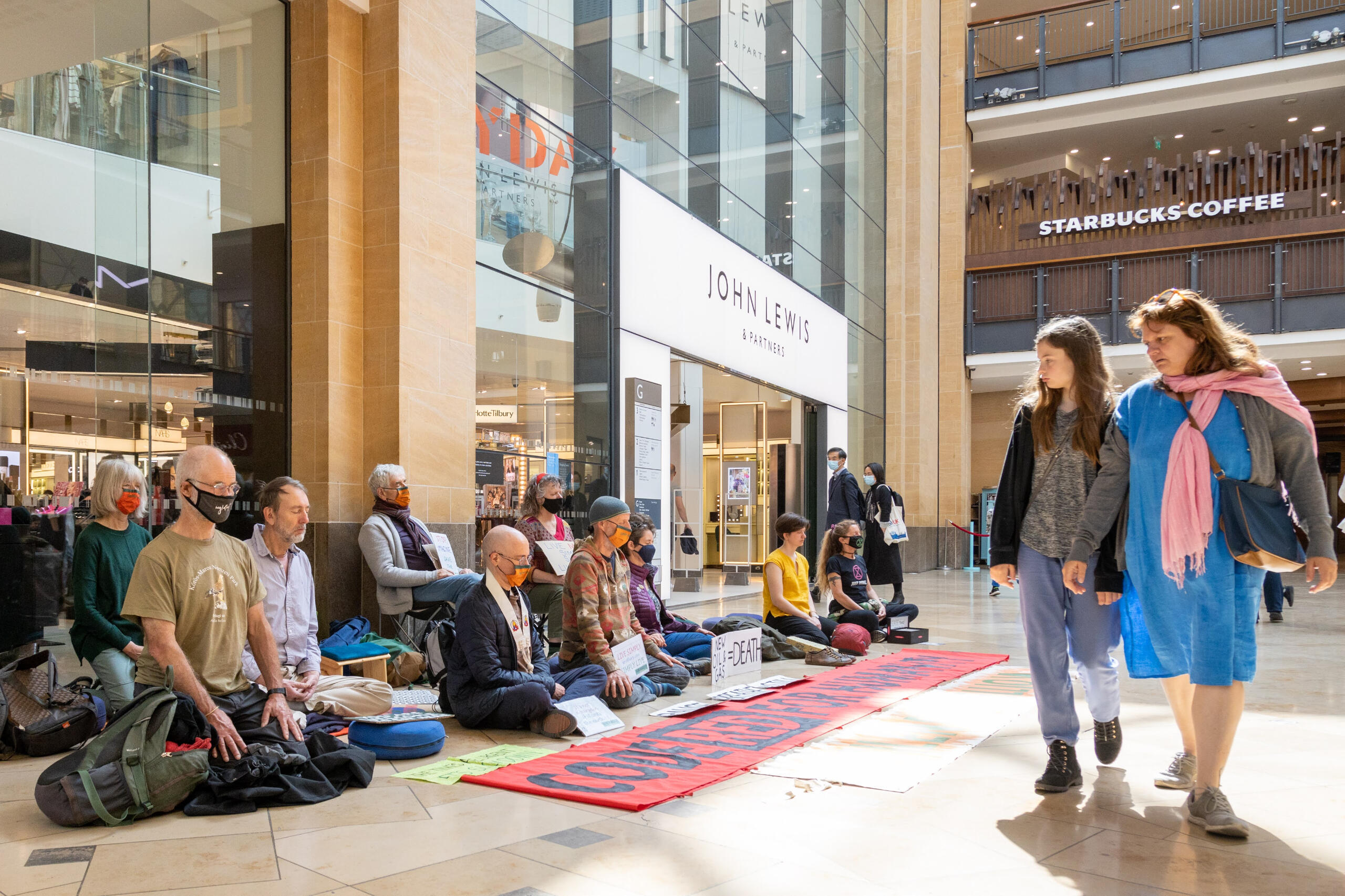Big Sit in the Grand Arcade