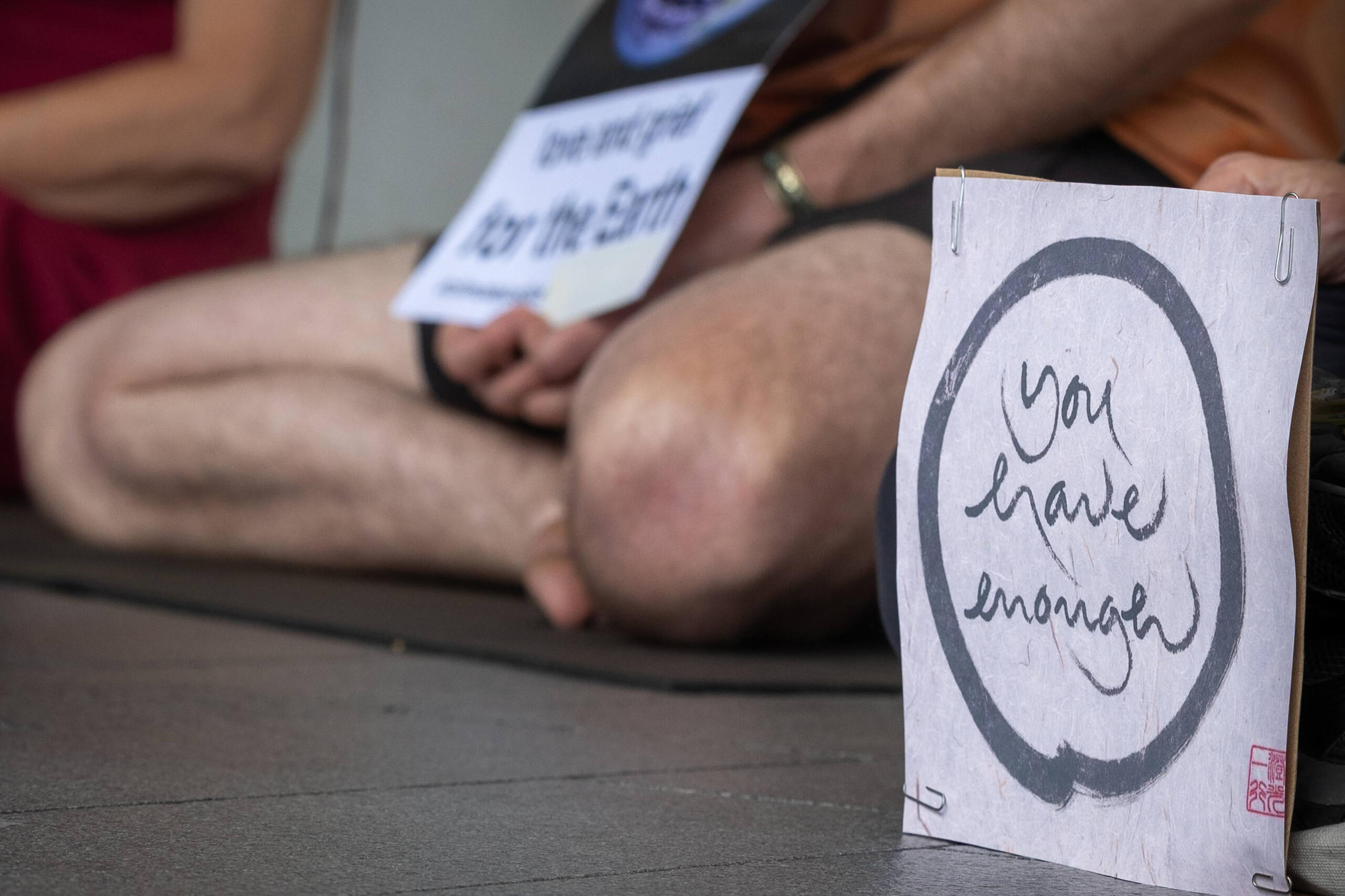 Big Sit in the Grand Arcade