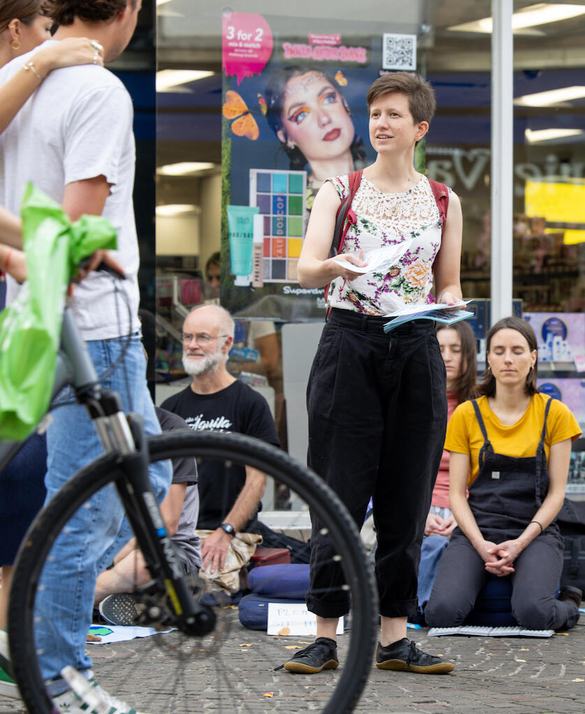 Big Sit in the Grand Arcade
