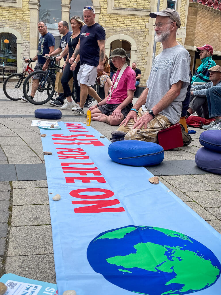 Big Sit in the Grand Arcade